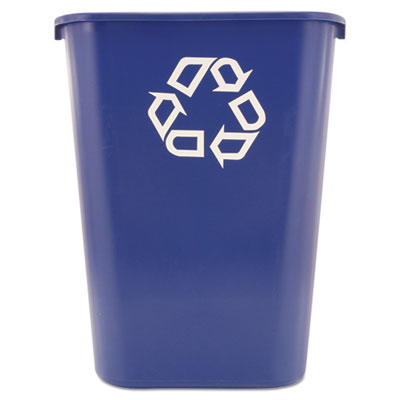 41 QT BLUE RUBBERMAID WASTE BASKET (10.25 GALLON)
