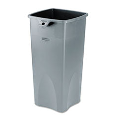 3569 23 GALLON GRAY SQUARE CAN 16"x16" (USE 2689 LID)