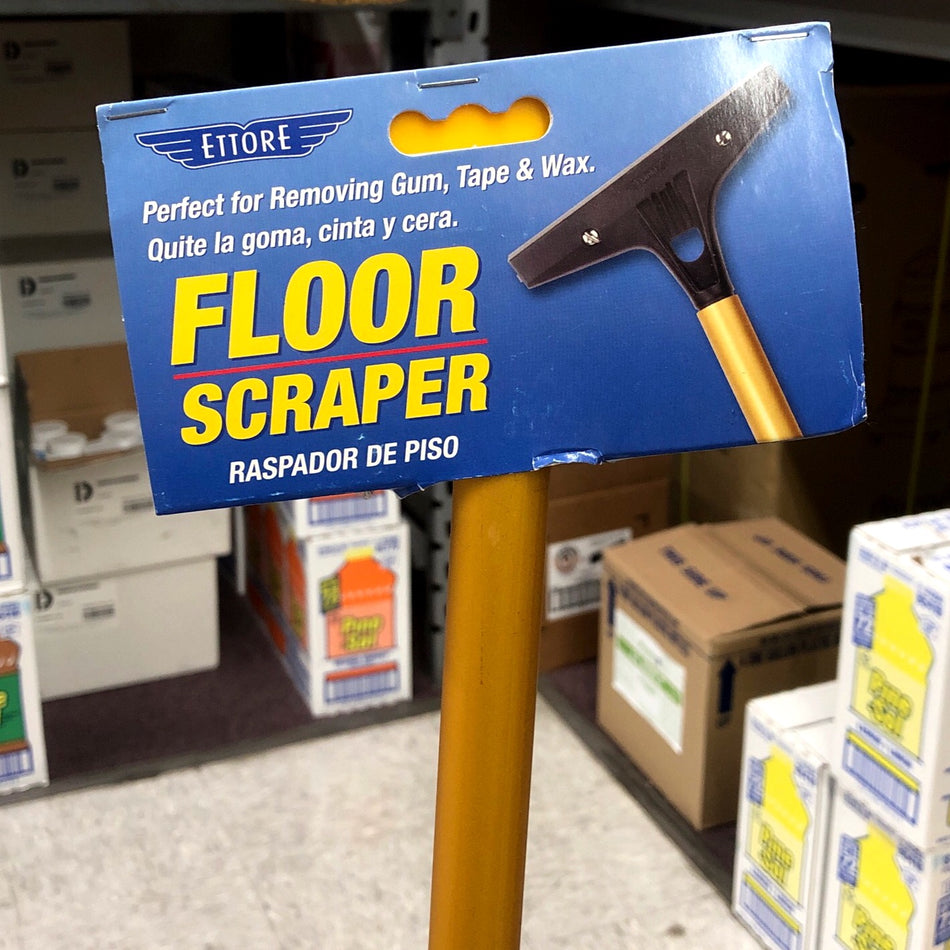 4" FLOOR SCRAPER W/ 48" HANDLE (2007) (ETTORE)