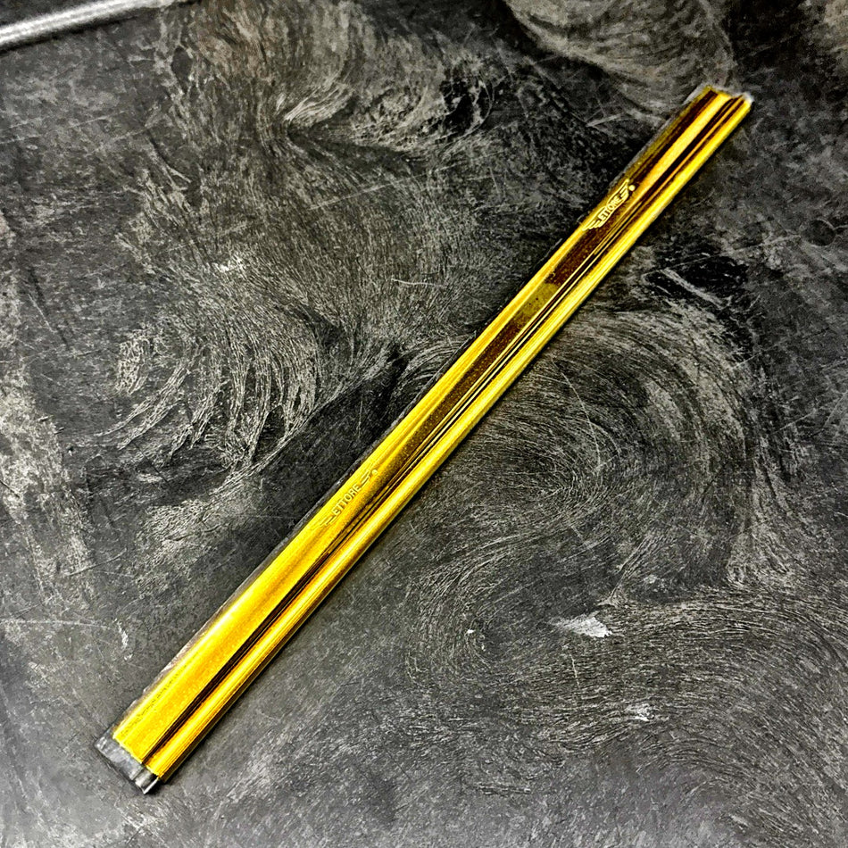 8" BLADE & CHANNEL, BRASS (ETTORE)