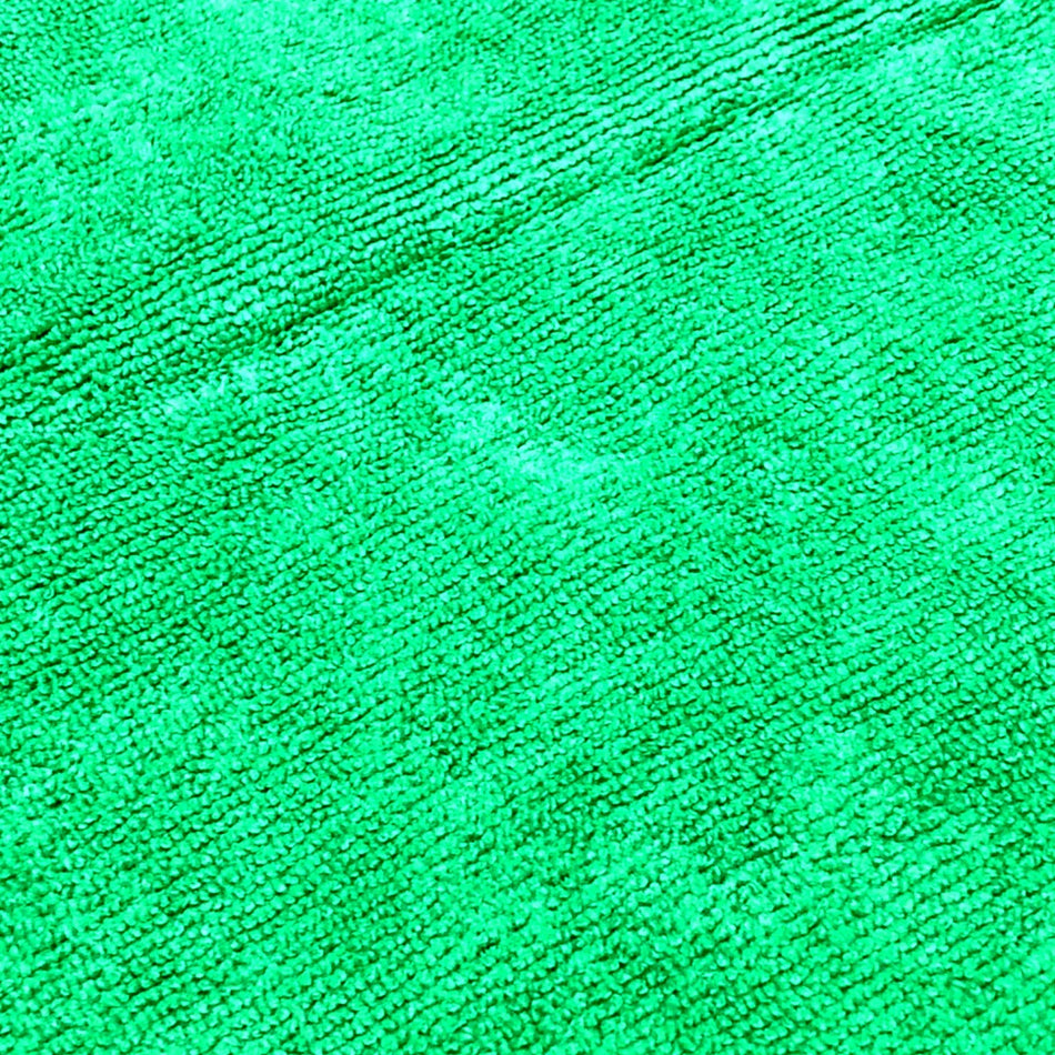 GREEN MICROFIBER CLEANING CLOTH (16"x16") EACH