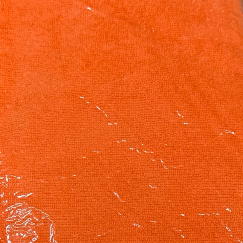 ORANGE MICROFIBER CLEANING CLOTH (16"x16") EACH