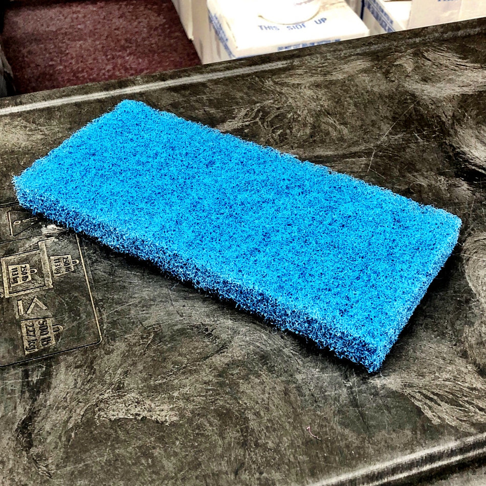 4X10 BLUE UTILITY PAD, MEDIUM DUTY