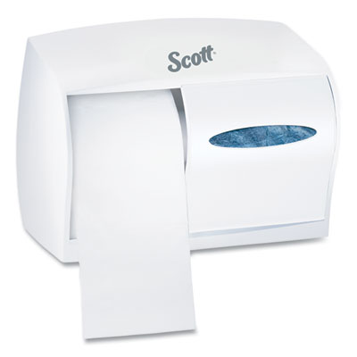 SCOTT 09605 CORELESS SIDE BY SIDE TP DISPENSER WHITE