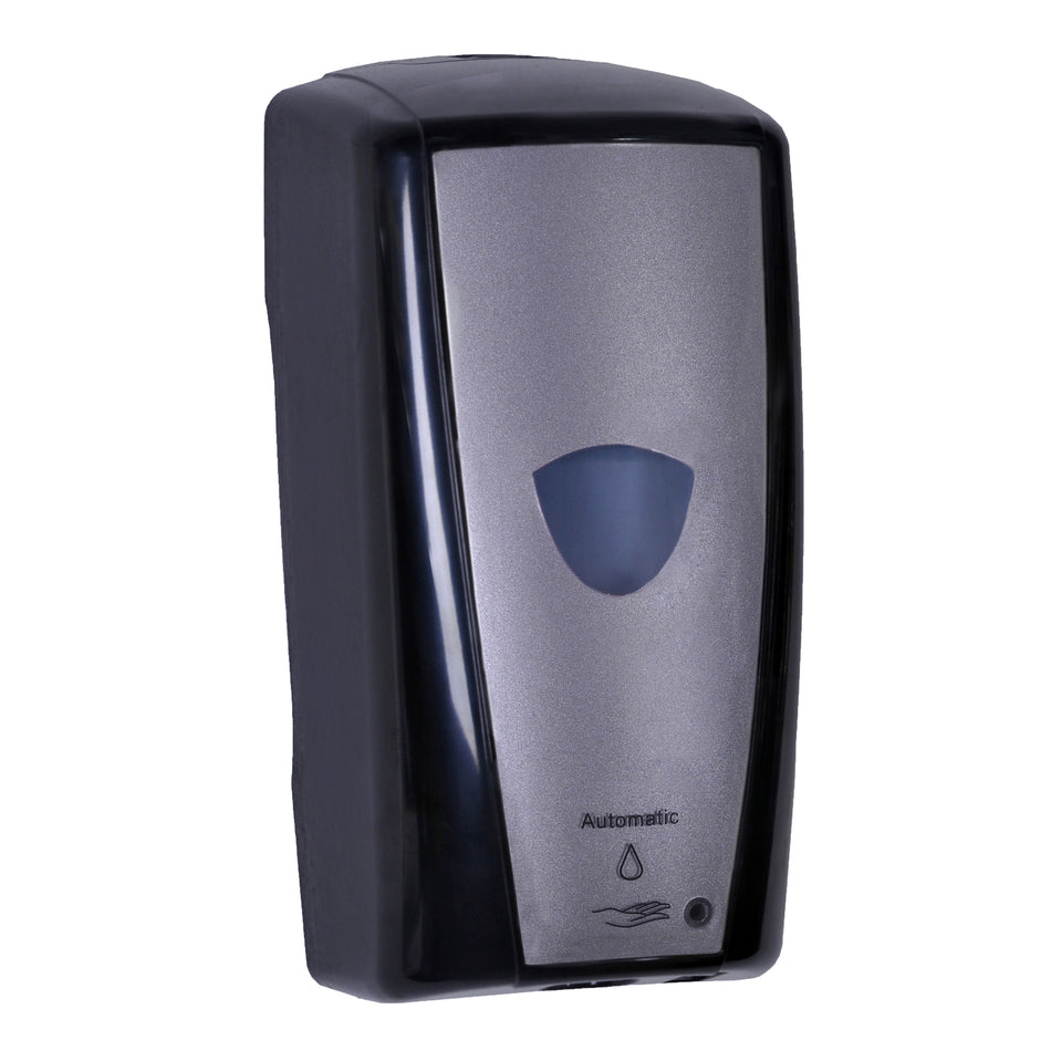BLACK TOUCHLESS ELECTRONIC BULK LIQUID SOAP DISPENSER 1000ml CAPACITY, PALMER FIXTURE