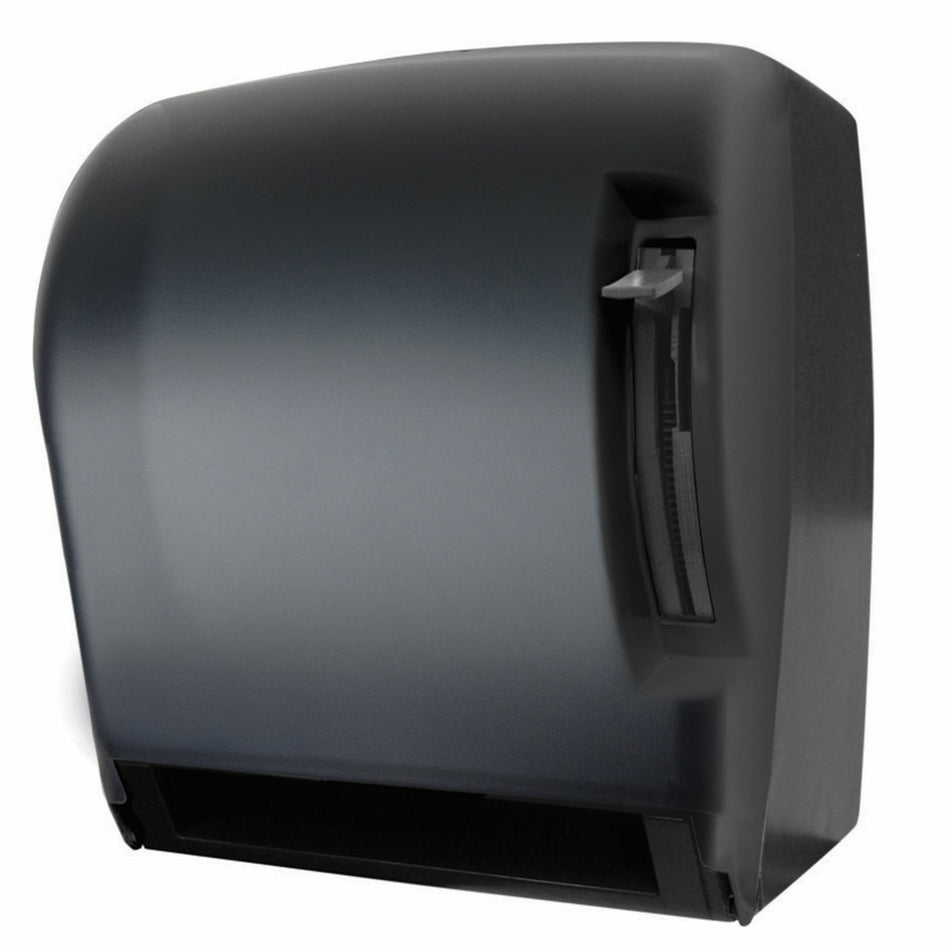 IMPRESS LEVER UNIVERSAL ROLL TOWEL DISPENSER (TD0220) DARK TRANSLUCENT PALMER FIXTURE