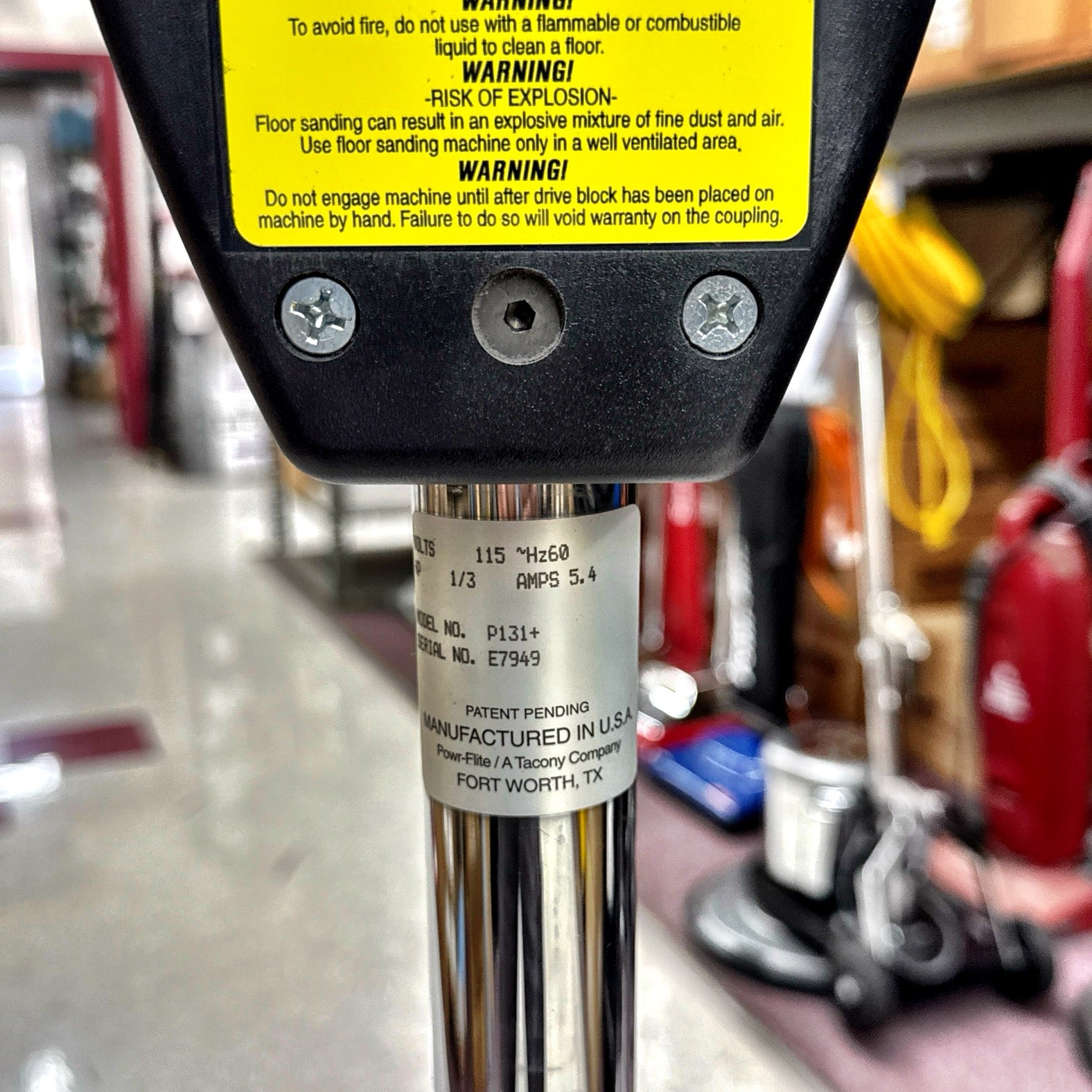 13" POWR-FLITE 1/3 HP FLOOR MACHINE - Hammons Supply Company LLC