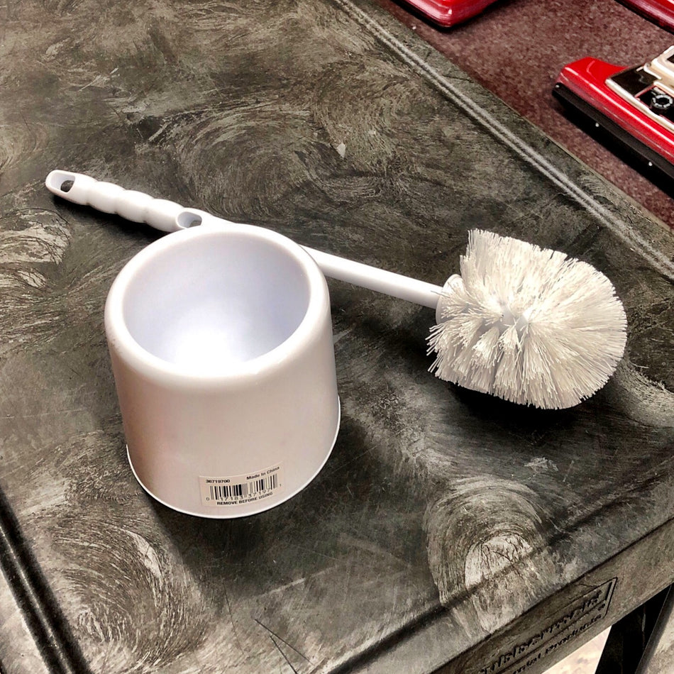TOILET BOWL BRUSH & CADDY
