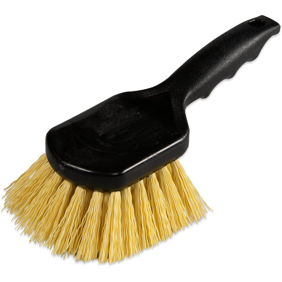 8" UTILITY BRUSH YELLOW POLYPROPYLENE BRISTLE