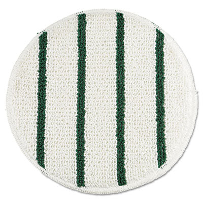 21" CARPET BONNET W/ GREEN STRIPES