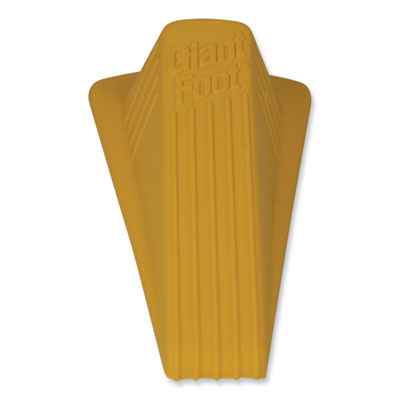 GIANT WEDGE RUBBER DOOR STOP WEDGE STYLE (YELLOW or ORANGE)