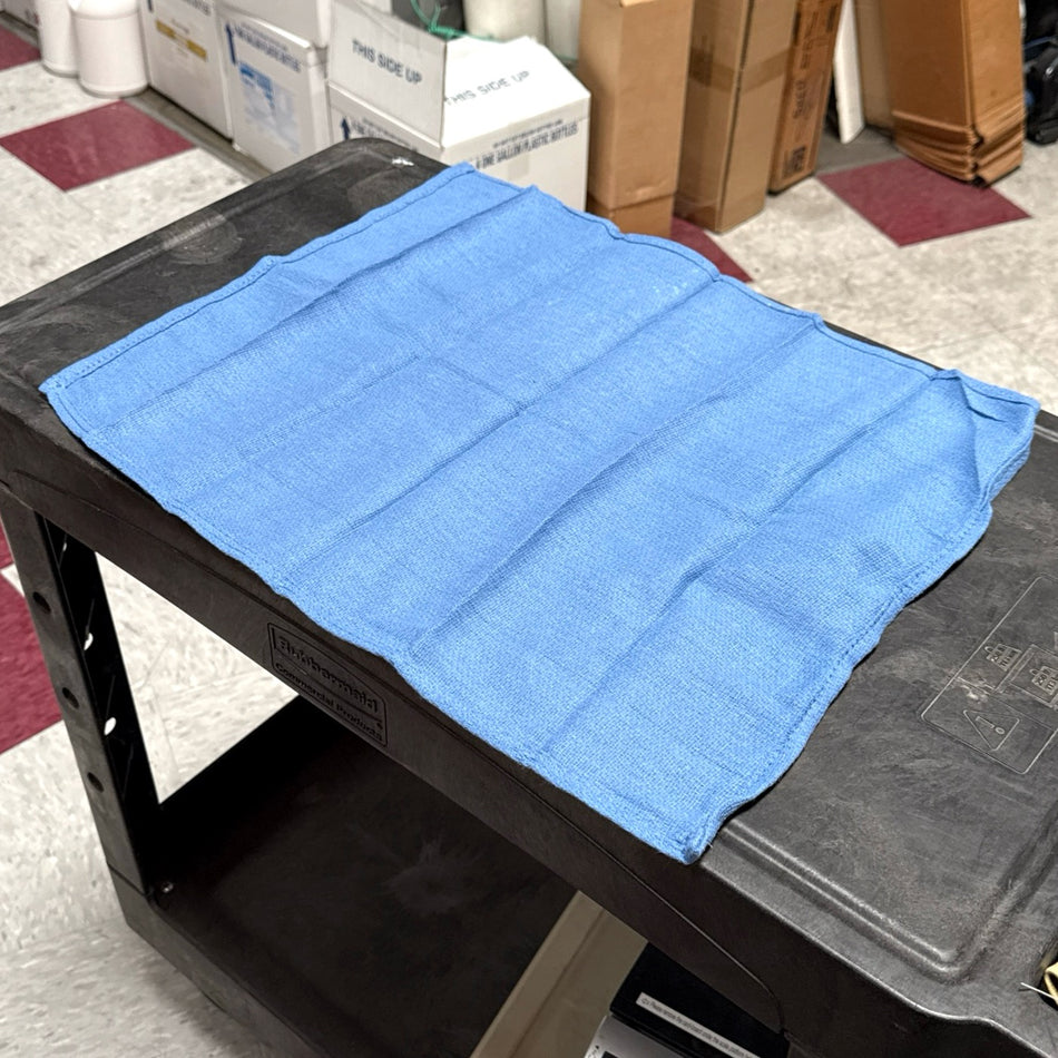 BLUE SURGICAL TOWEL (WAFFLE KNIT) LINT FREE (EACH)